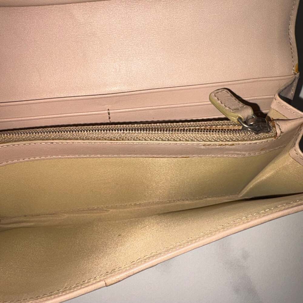 Christian Dior Vintage Trotter Romantique Bow Long Continental Wallet - Picture 10 of 13